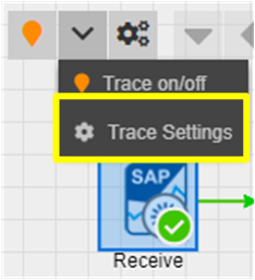 Trace settings