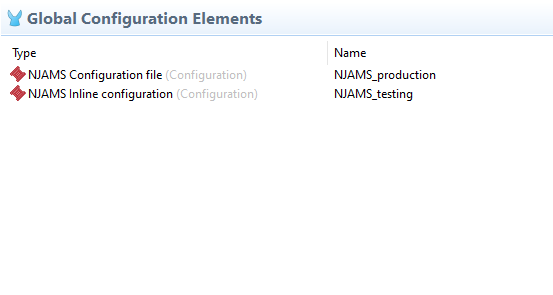 multiple nJAMS configurations