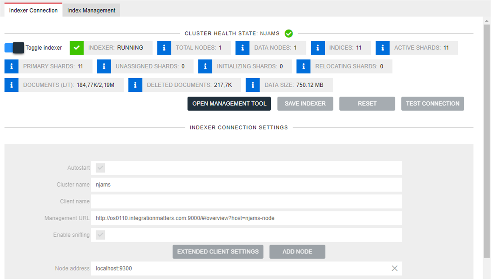 Start Indexer