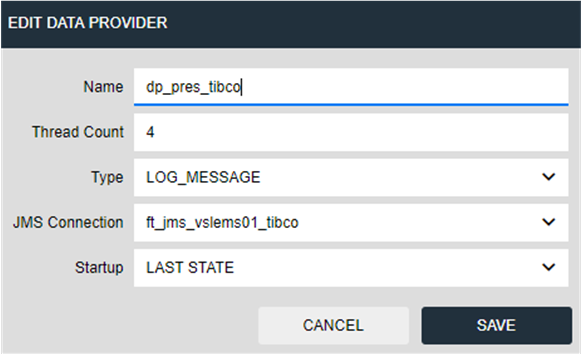 Edit Data Provider