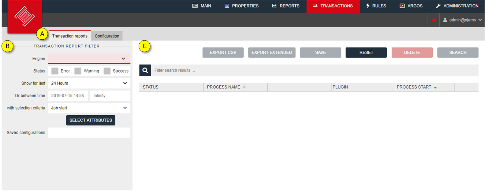 Transaction Report