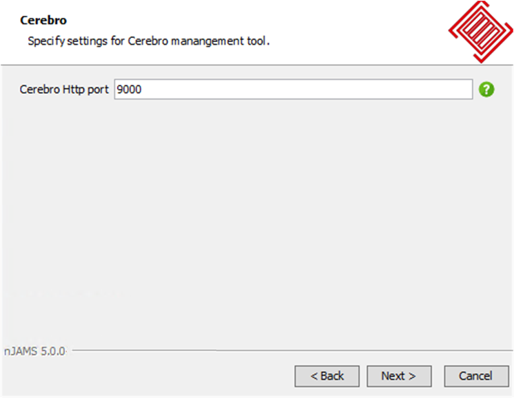 Select http port of Cerebro