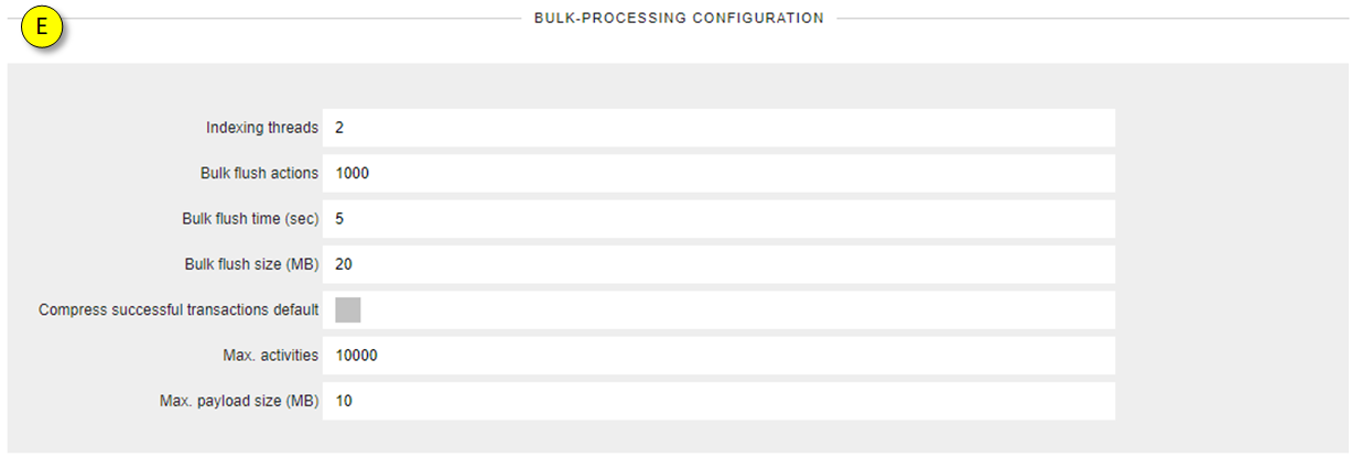 Bulk processing