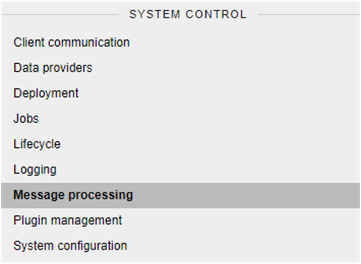 System Control