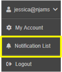 Notification center