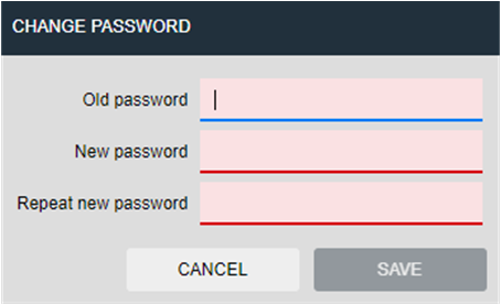 Change password