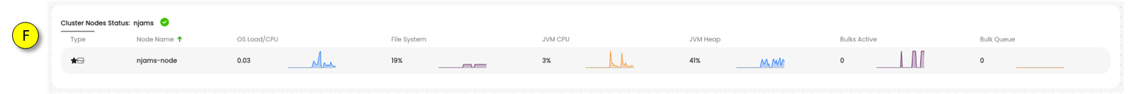 Cluster nodes status