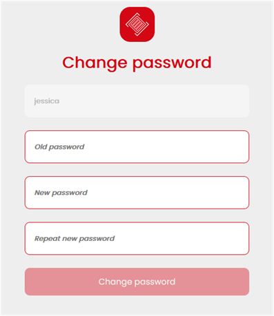 Change password