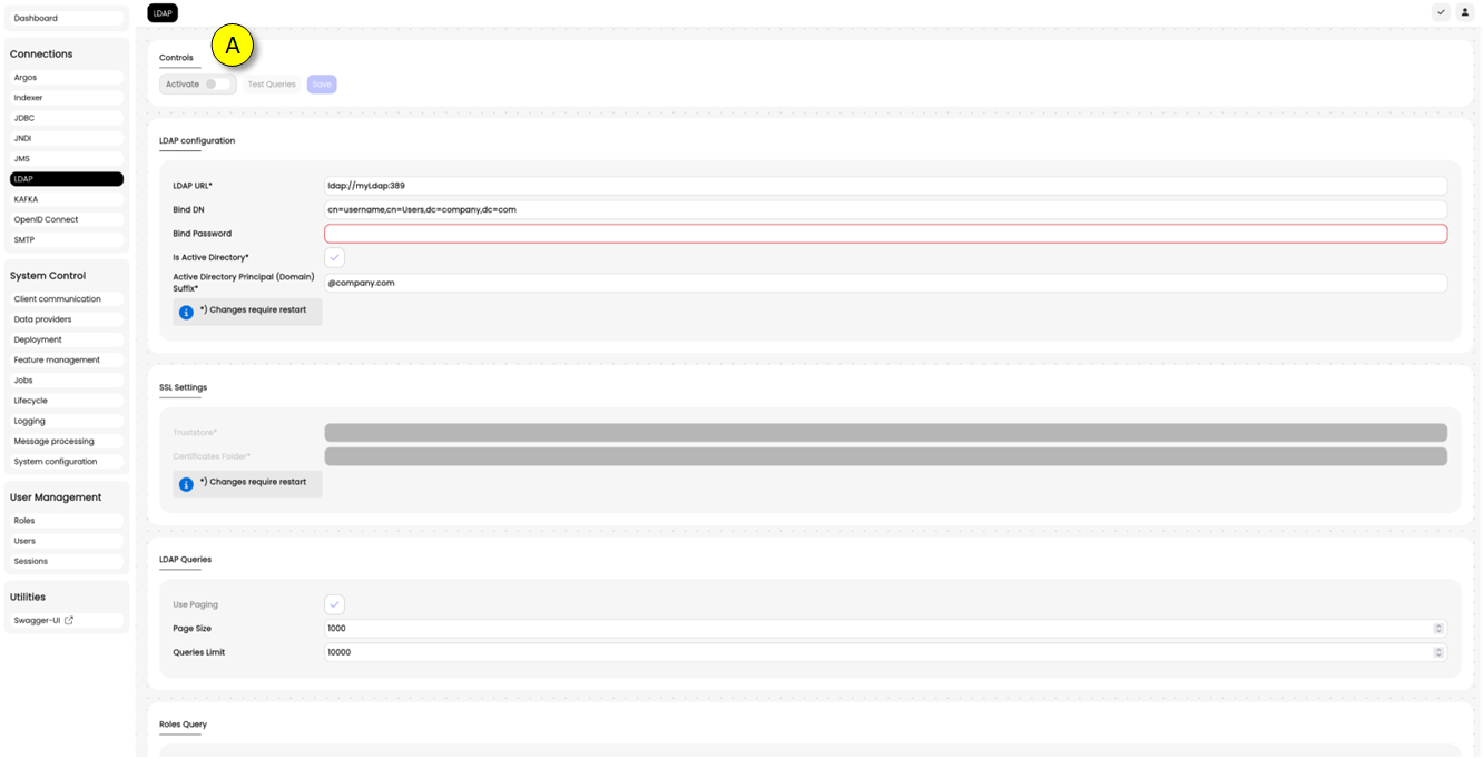 LDAP connection