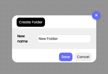 Create new folder in Queries